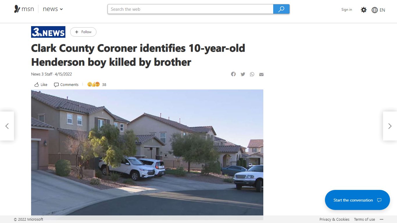 Clark County Coroner identifies 10-year-old Henderson boy killed ... - MSN