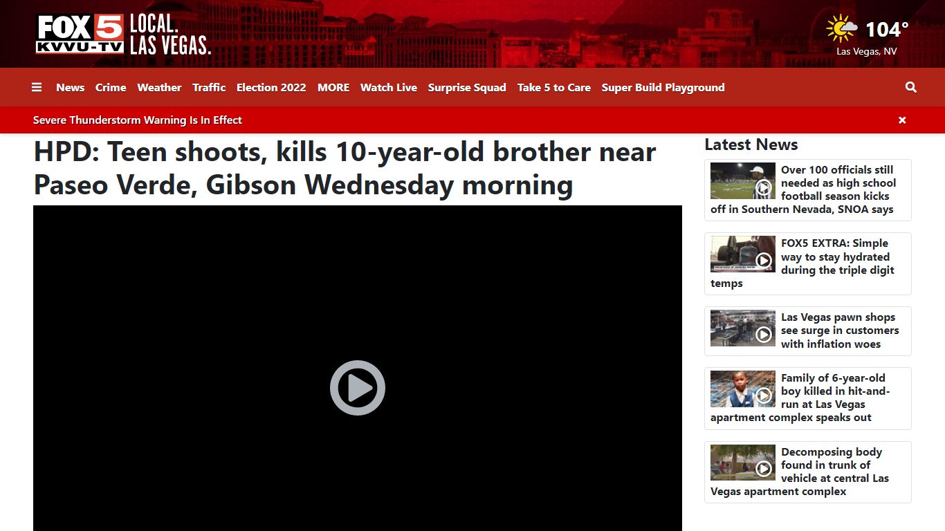 HPD: Teen shoots, kills 10-year-old brother near Paseo Verde, Gibson ...